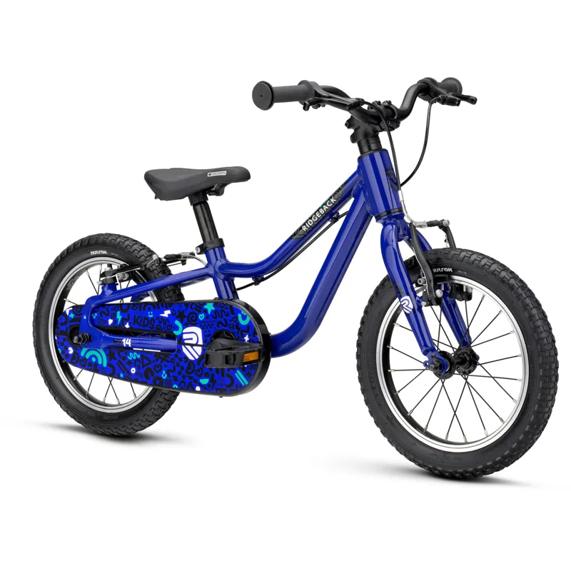 Ridgeback MX14 Kid's Bike in Buzz Blue-1