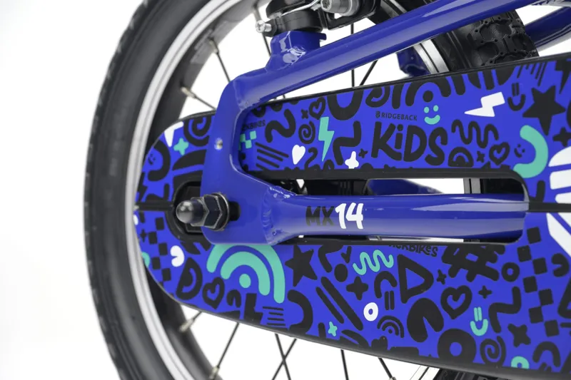 Ridgeback MX14 Kid's Bike in Buzz Blue-6