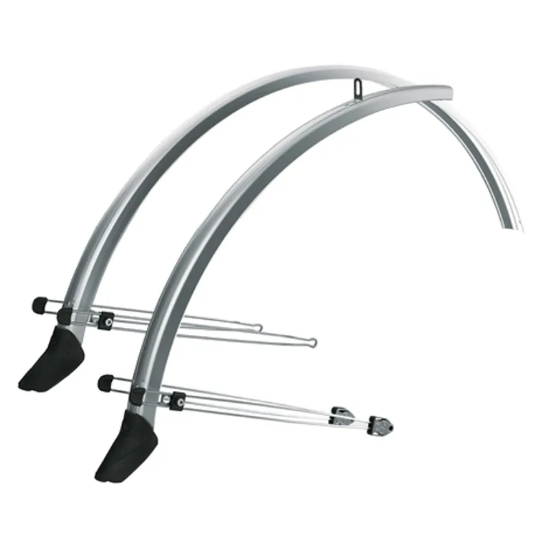 SKS Commuter Mudguard With Flaps 26 Inch and 700c Silver