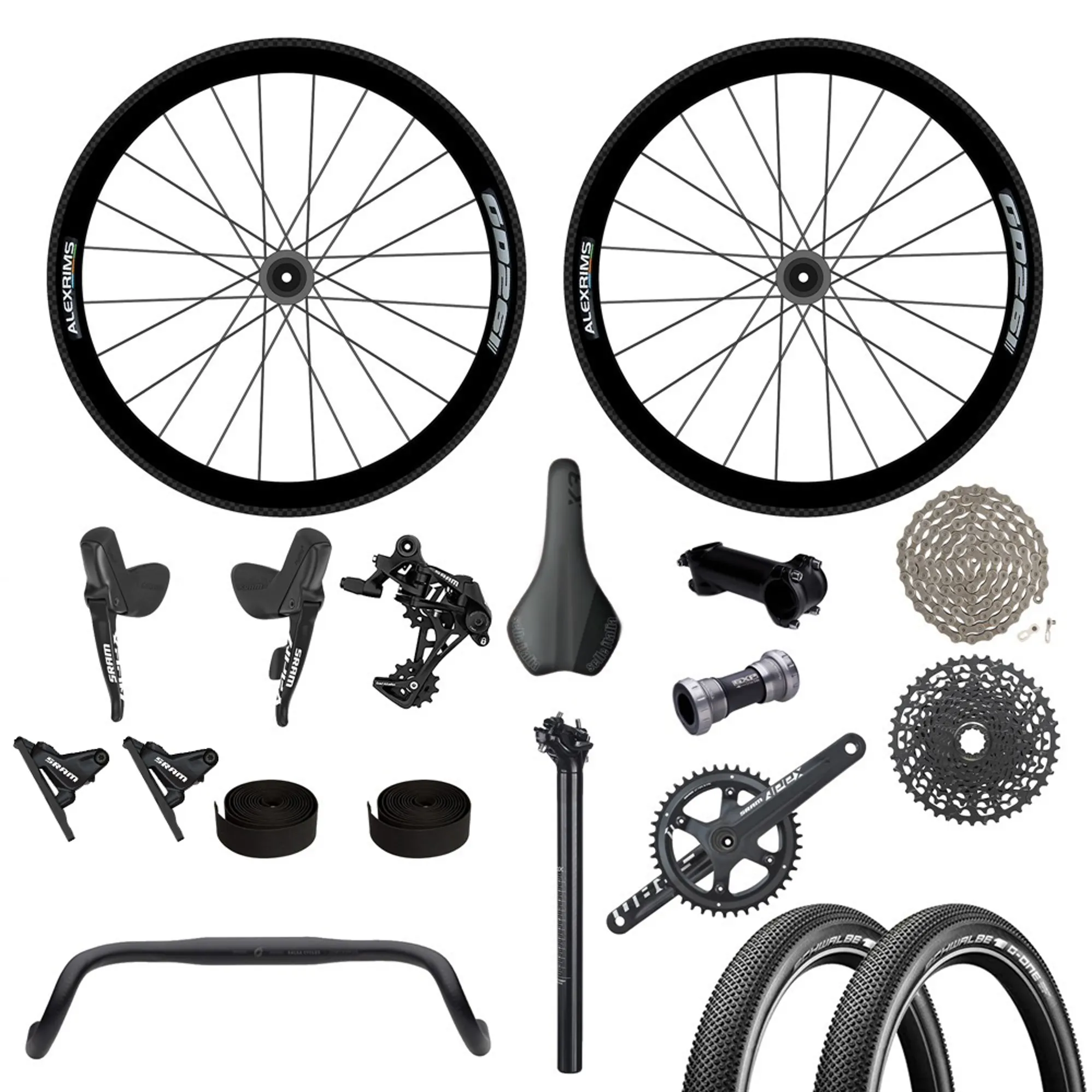 SRAM APEX 1x Hydraulic Gravel Build Kit