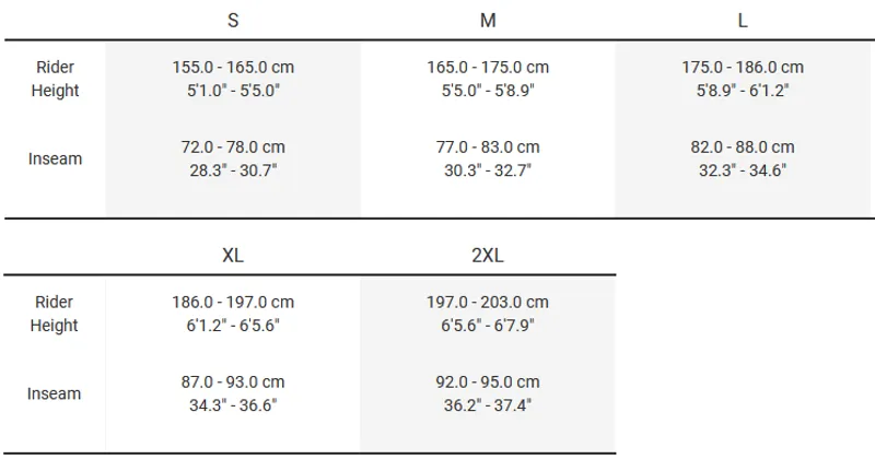 Trek fx sale 1 size chart