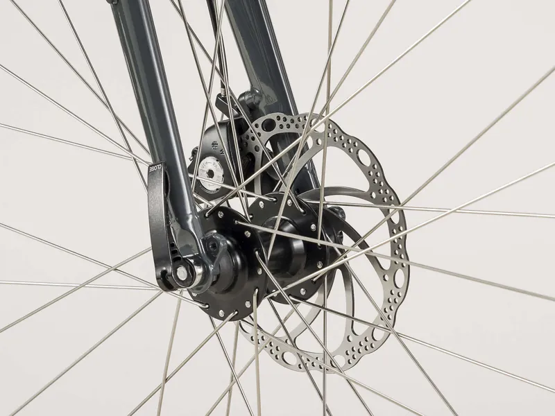 Trek FX 1 Disc Hybrid Bike Solid Charcoal-1