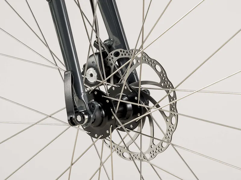 Trek FX 1 Disc Stagger Womens Hybrid Bike Solid Charcoal-1