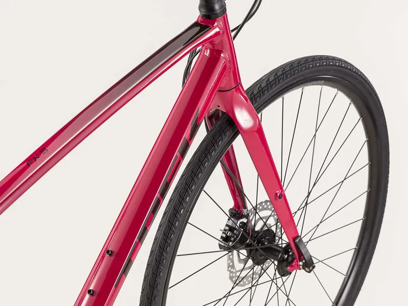 Trek FX 3 Disc Womens Hybrid Bike in Pink-2