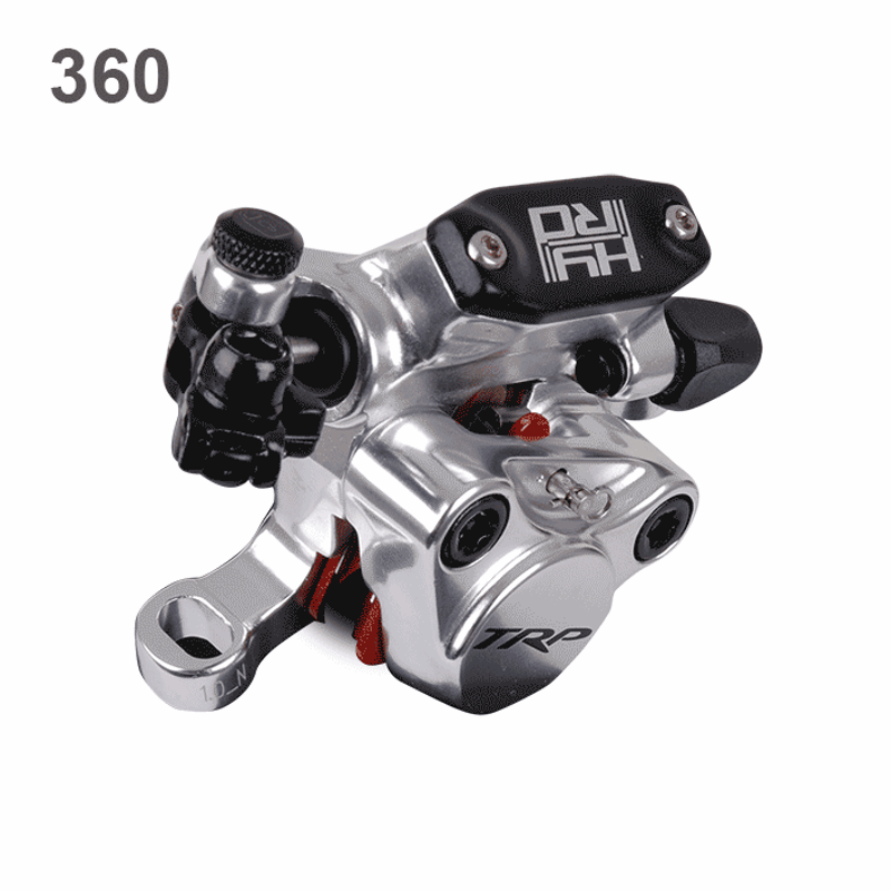 TRP Hy/Rd Caliper Silver Post Mount - Cable Operated Hydraulic Brake-2
