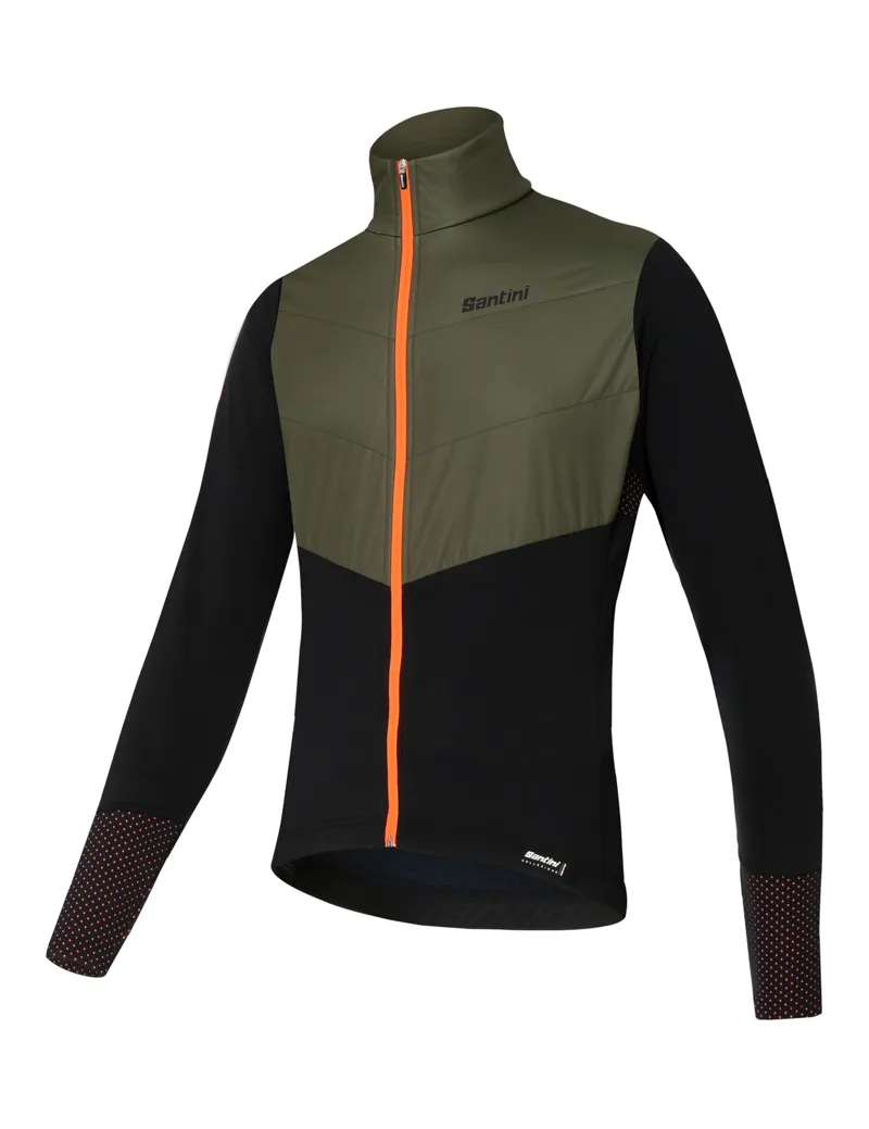 Santini Fashion Vega Mens Jacket in Green-1