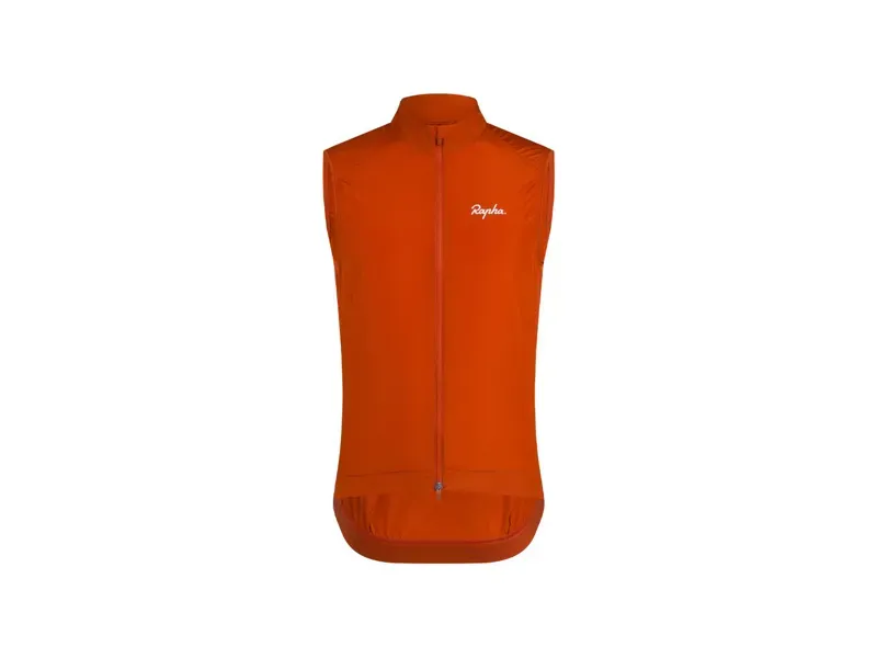 Vest Rapha 25 Core Gilet Men Paprika/ White DARK ORANGE/WHITE Large