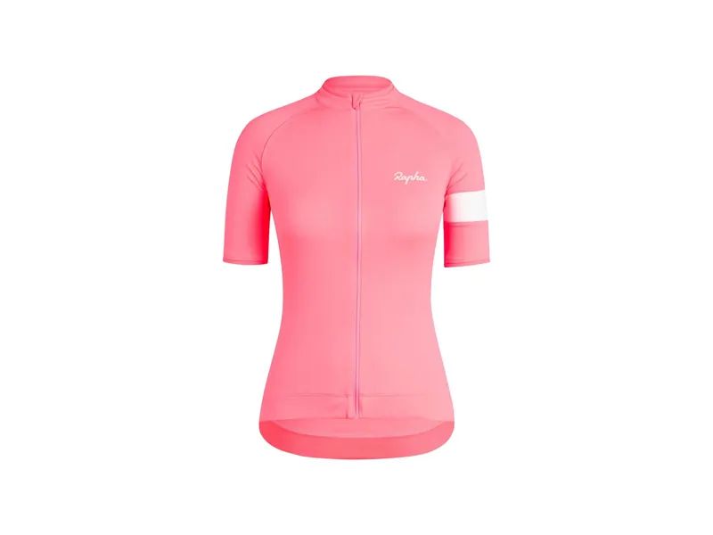 Rapha Core Cycling Jersey Women's Visibility Pink