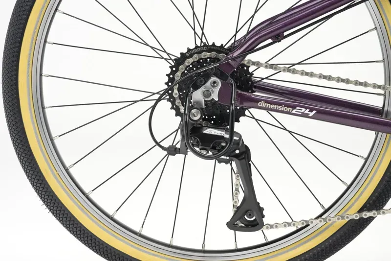 Ridgeback Dimension 24 Kids Bike in Vanquish Violet-7