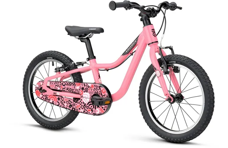 Ridgeback MX16 Kids Bike in Polly Pink-1