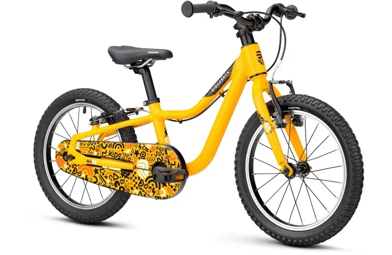 Ridgeback MX16 Kids Bike in Yeehaw Yellow-1