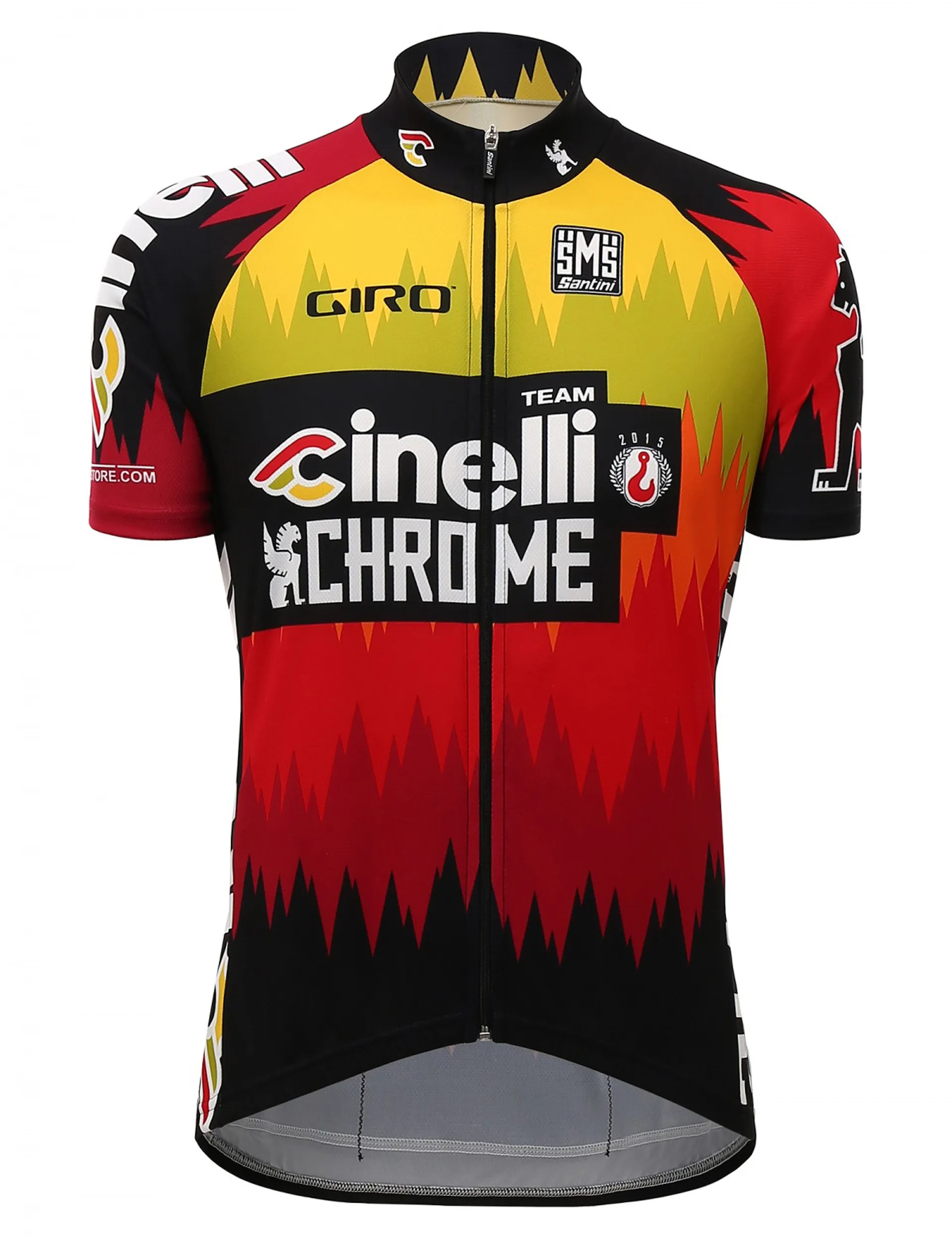 Maillot Cyclisme Santini Giro Nera – Noir – Taille S
