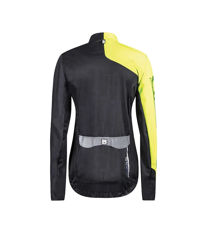 Santini Guard 2.0 Waterproof Windbreaker Jacket Black/ Yellow