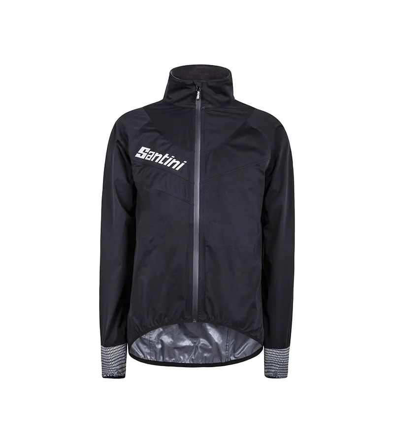 Santini GWALCH Rainproof Jacket Black-1
