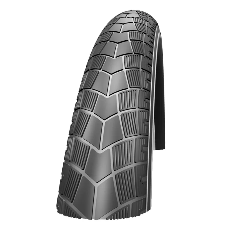 Schwalbe Big Apple 16x2.0 Balloonbike wired tyre with SpeedGrip Reflective Side wall 405g (50-305)
