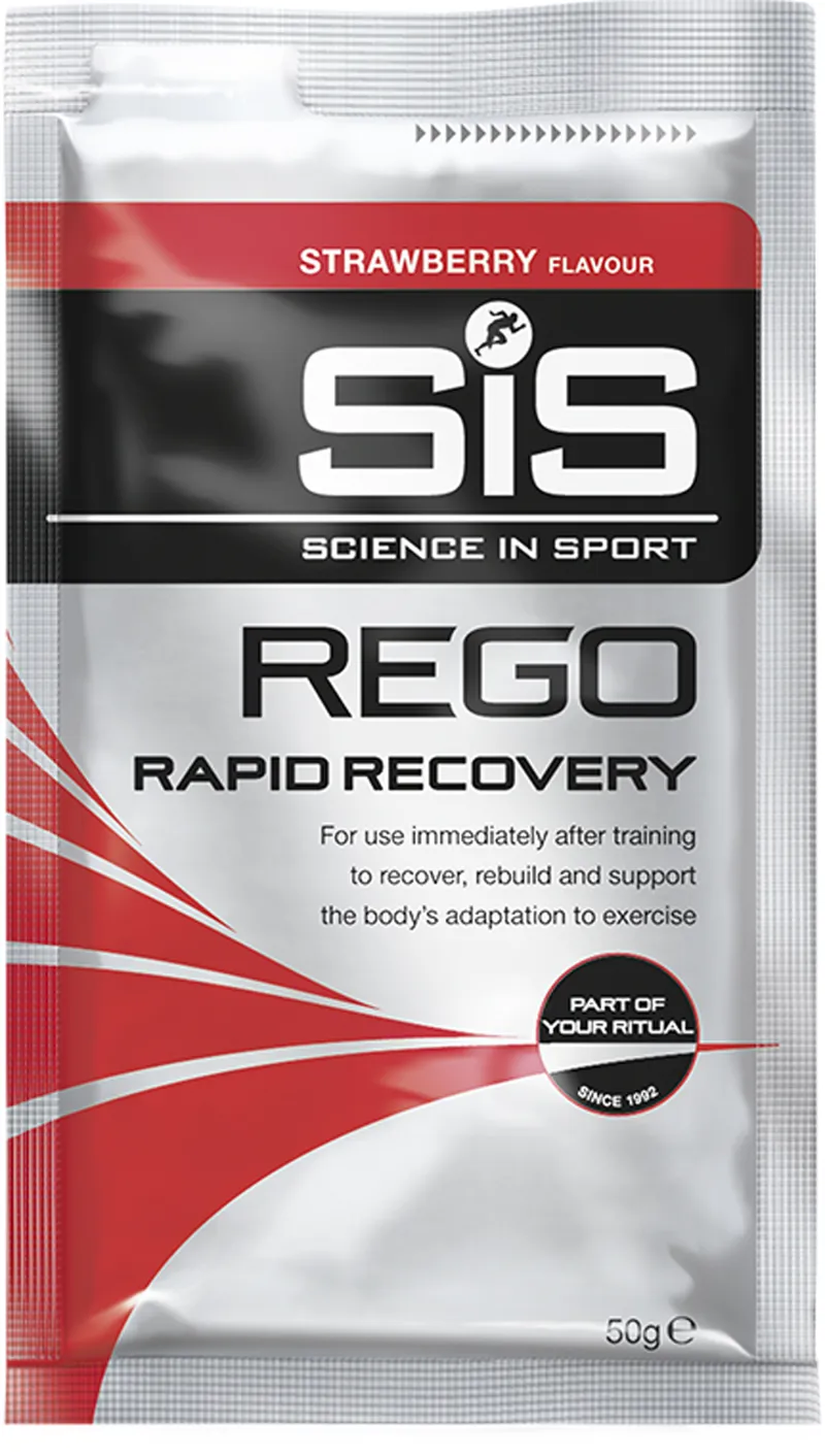 Science In Sport REGO Rapid Recovery drink powder strawberry 50 g sachet - box of 18