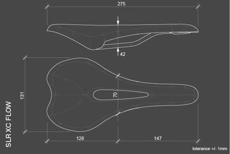 Selle Italia SLR XC Flow Black S2 Saddle-1