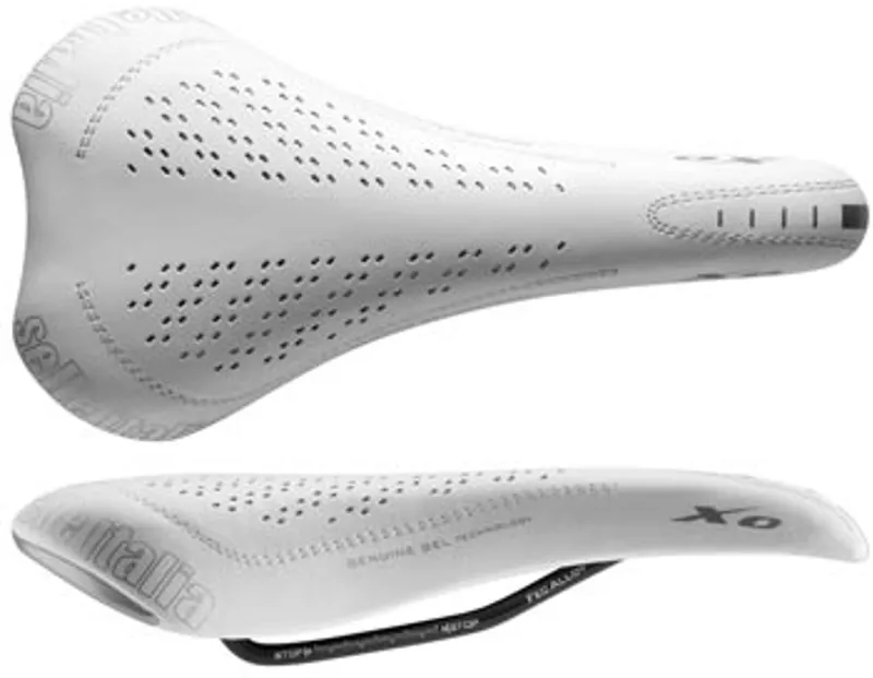Selle Italia XO Genuine Gel White Saddle