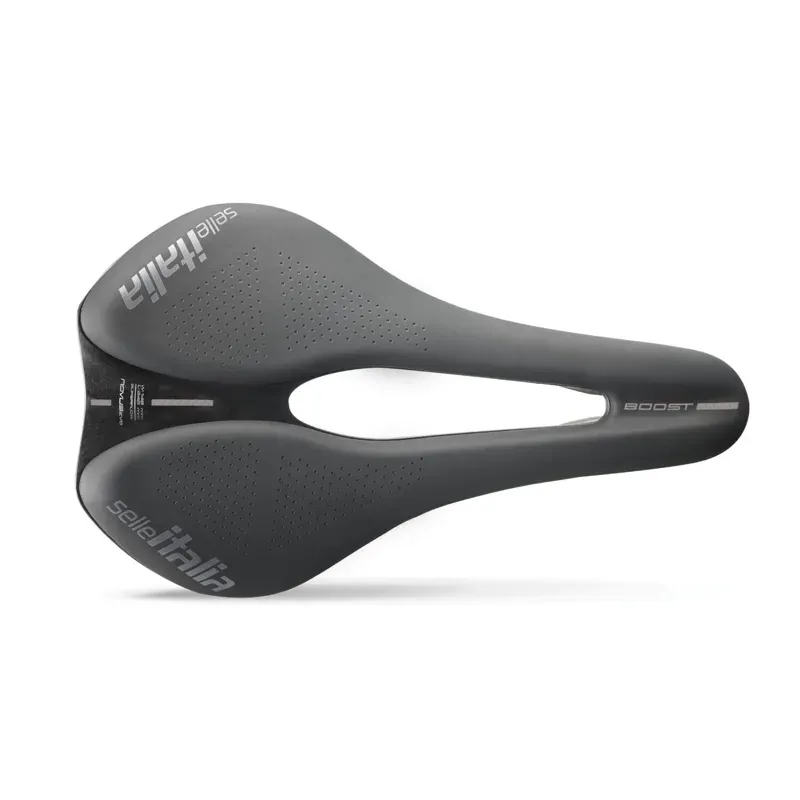 Selle Italia Novus Boost Evo ti316 Superflow Saddle: BLACK l3