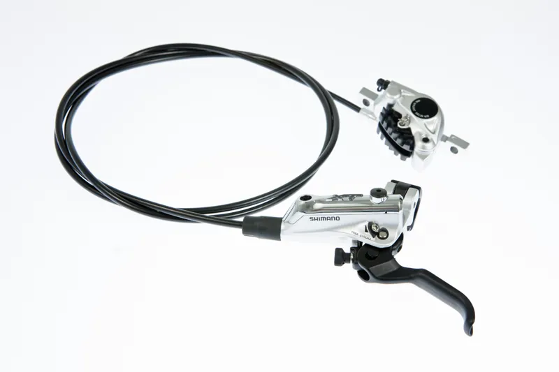 Shimano BR-M785 XT bled disc brake lever and post mount calliper, rear,  silver