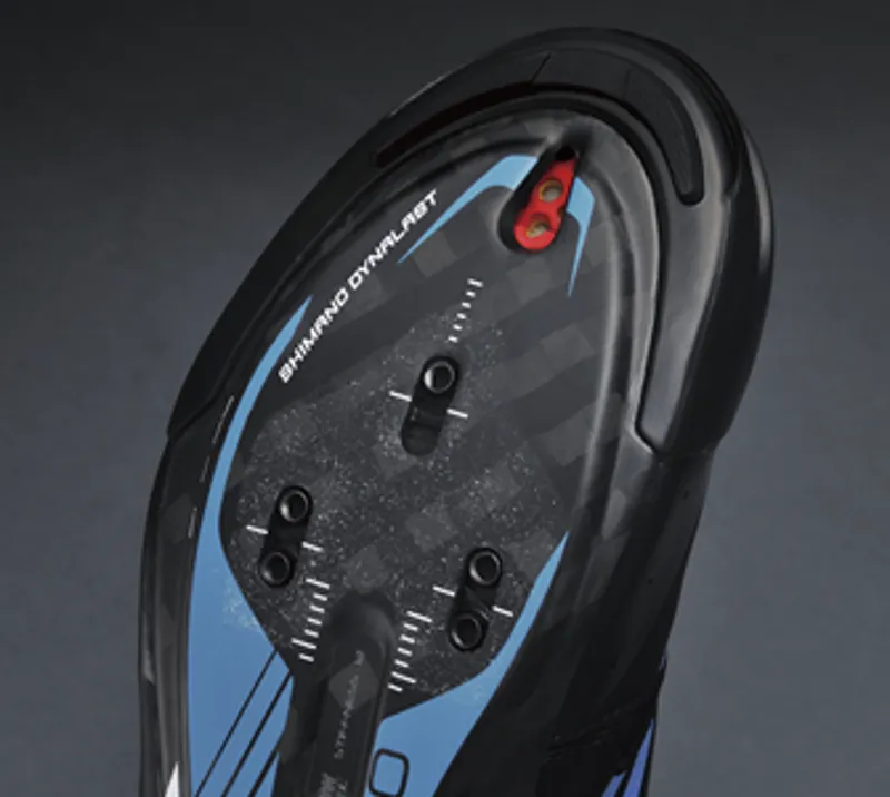 Shimano R320 SPD-SL Custom Fit Road Shoes, black / blue-3