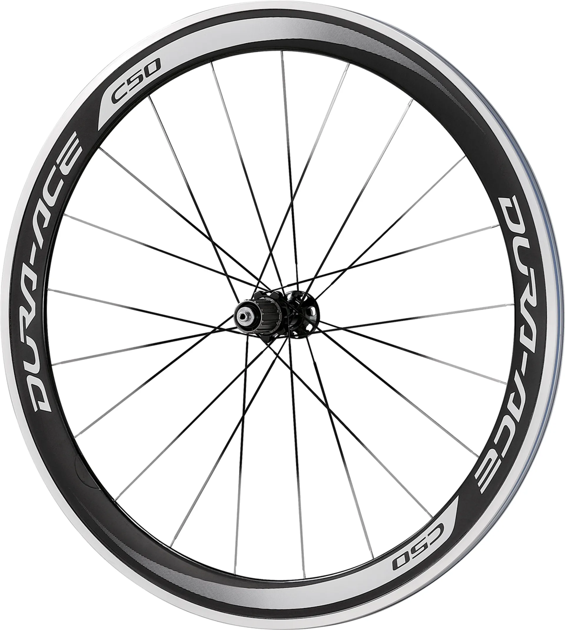 Shimano WH-9000 Dura-Ace, C50-CL Carbon clincher 50 mm, 11-speed, rear wheel