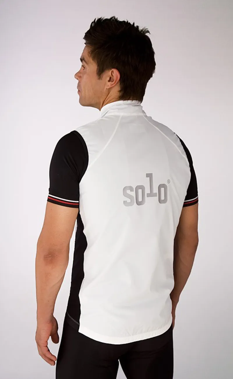 Solo RT Cycling Gilet - White-1