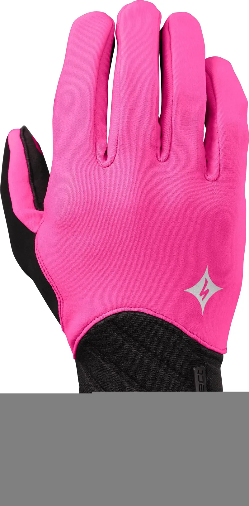 2018 Specialized Womens Deflect Long Finger Bike Glove in Neon Pink