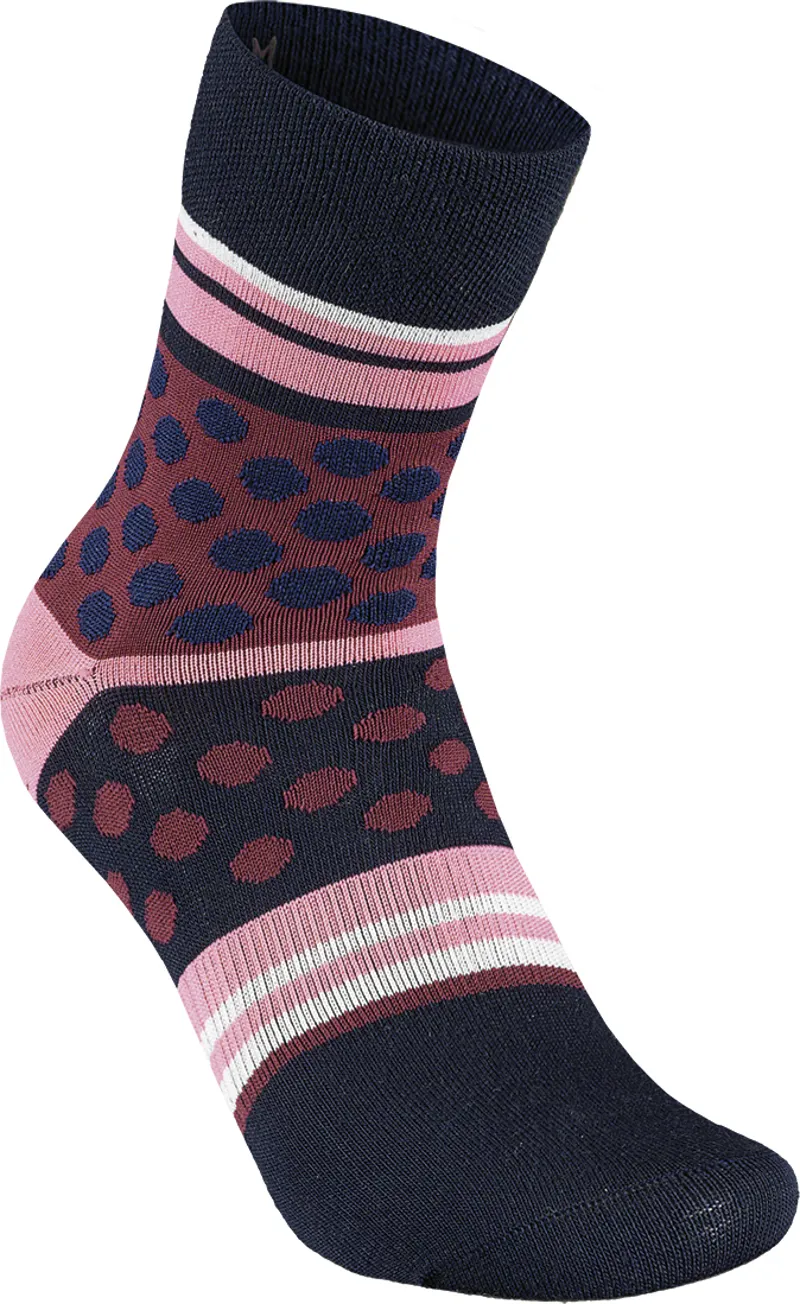 2018 Specialized Polka Dot Womens Winter Sock in Purple