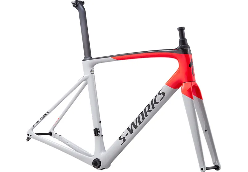 Specialized S-Works Roubaix Frameset 2020 Dove Gray/Red/Back