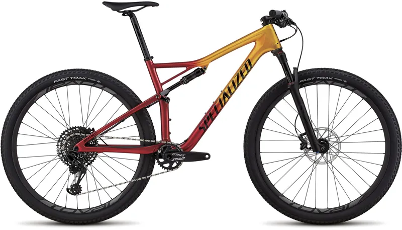 Specialized Mens Epic Expert 2018 Gold/Red Mountain Bike