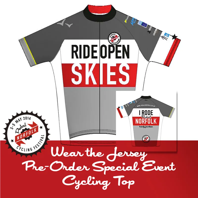 Pedal Norfolk 2014 Short Sleeve Cycling Jersey