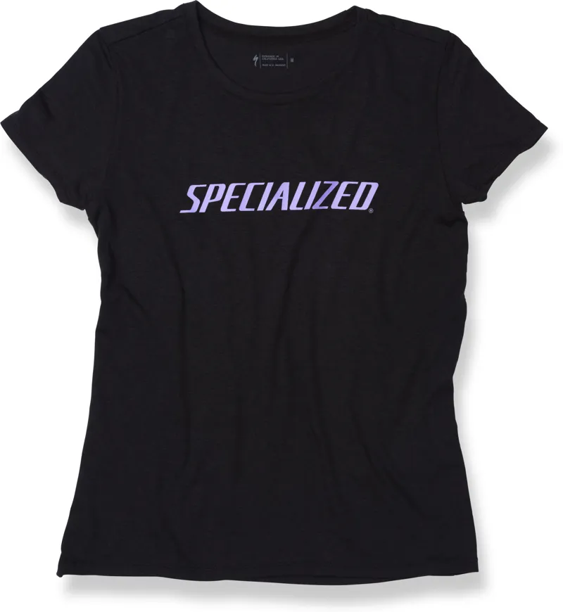 2018 Specialized Wordmark Standard Womens Tee in Black