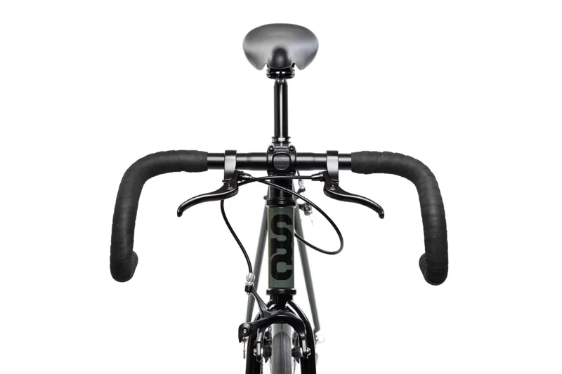 State Bicycles 4130 Army Green Singlespeed/ Fixed Gear Bike-5