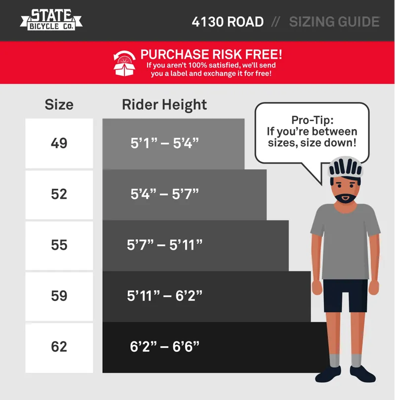 State Bicycles 4130 Road Bike Black and Metallic-7