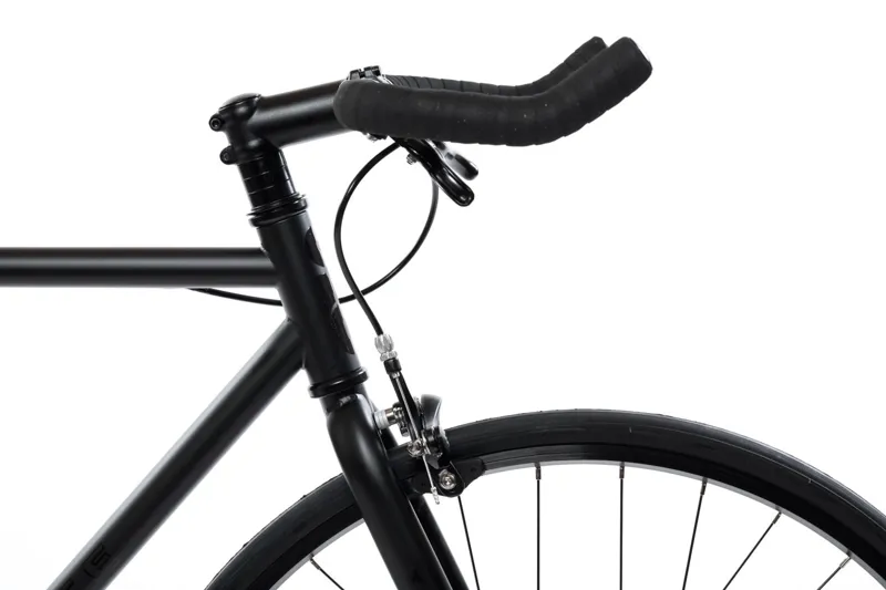 State Bicycles 4130 The Matte Black Singlespeed Fixed Gear Bike-2