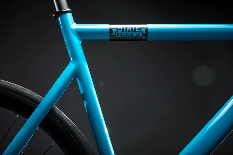 State Bicycles Black Label 6061 Laguna Blue Fixed/ Singlespeed Bike-3