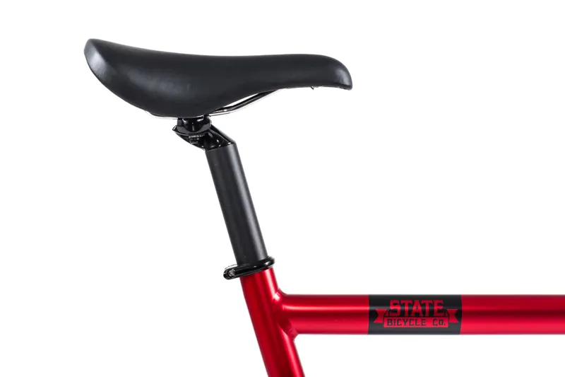 State Bicycles Black Label 6061 Matte Red Fixed/ Singlespeed Bike-3
