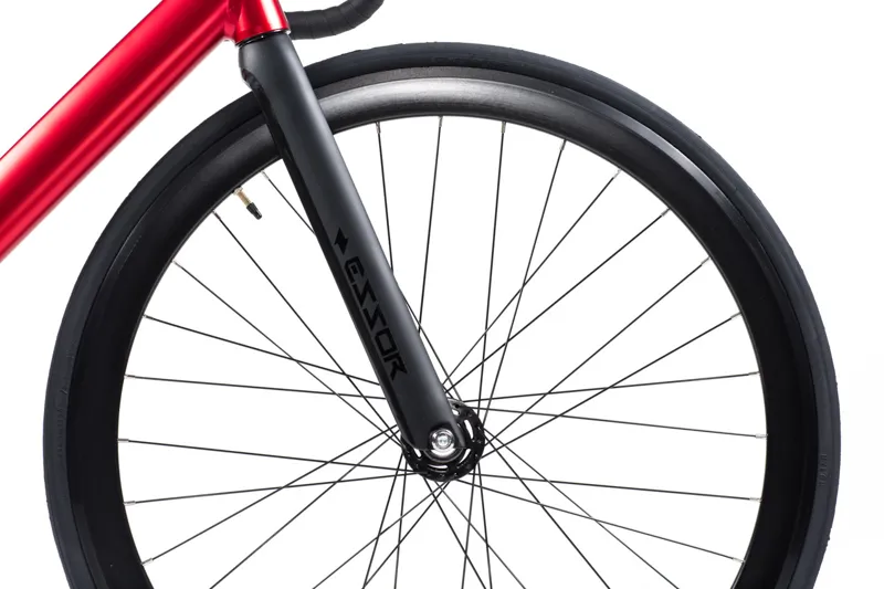 State Bicycles Black Label 6061 Matte Red Fixed/ Singlespeed Bike-5