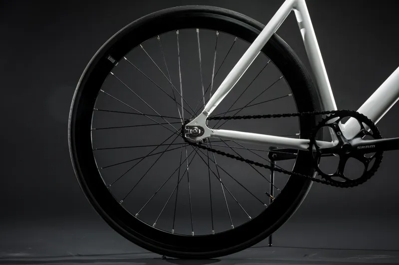 State Bicycles Black Label 6061 Pearl White Fixed/ Singlespeed Bike-3