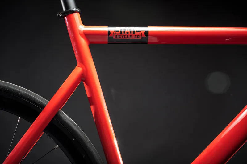 State Bicycles Black Label 6061 Roma Red Fixed/ Singlespeed Bike-4