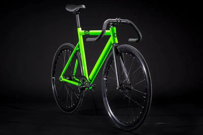 State Bicycles Black Label 6061 Zombie Green Fixed/ Singlespeed Bike-1