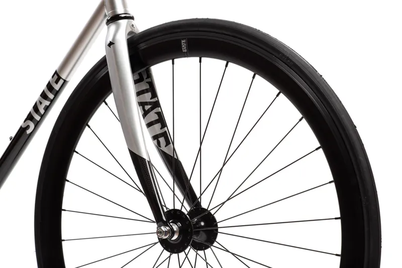 State Bicycles Contender II Silver Fixed/ Singlespeed Bike-4