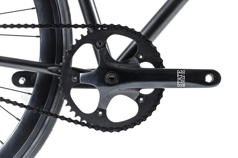 State Bicycles Matte Black 5 Fixed Gear Single Speed Bike-10