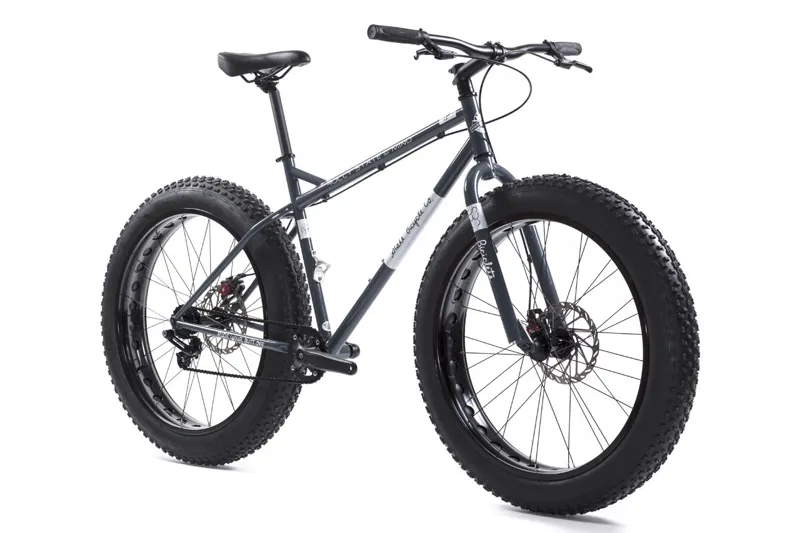 State Bicycles Megalith Asphalt/ White Single Speed Fat Bike