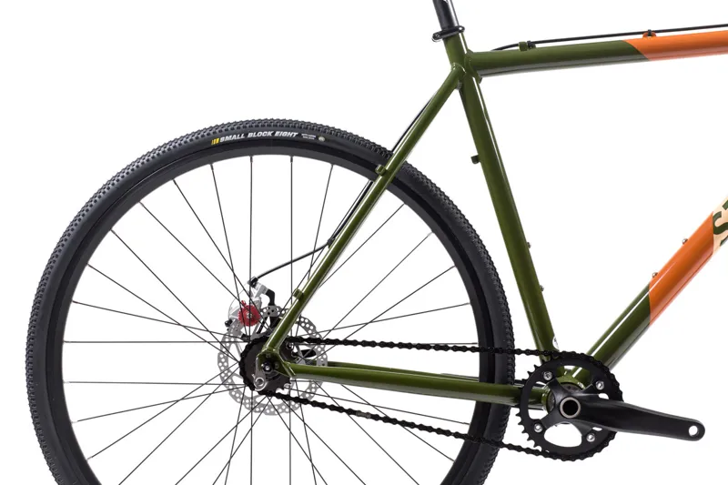State Bicycles Thunderbird Green/ Orange Single Speed Cyclocross Bike-6