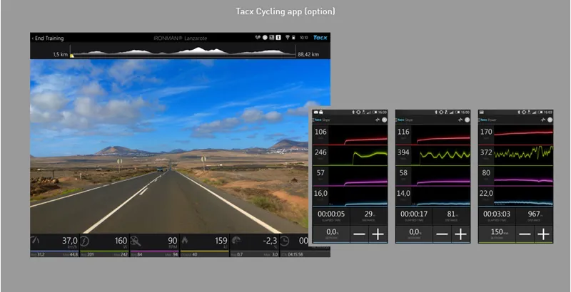 Tacx IRONMAN VR Trainer with TTS 4, IRONMAN FILM and BOTTLE-12