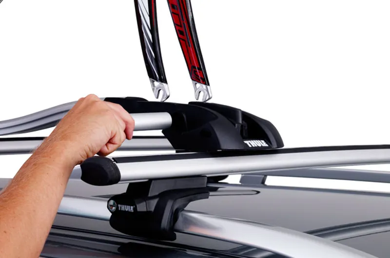 Thule 561 Outride disc brake fork mount cycle carrier - Silver-4