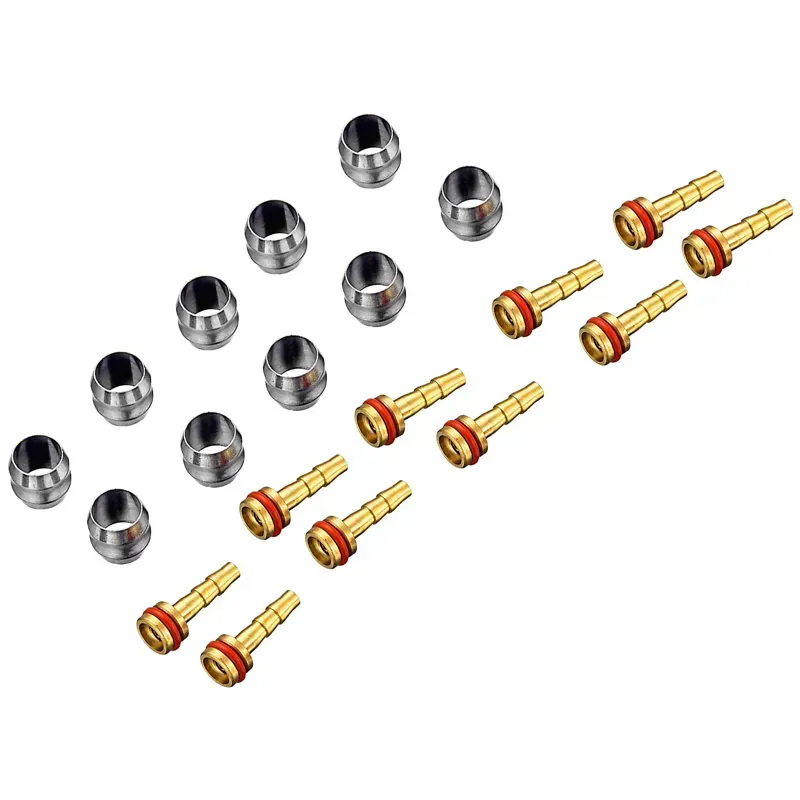 TRP 5.0mm Hydraulic Hose Olive and Barb 10-pack in Silver/Copper