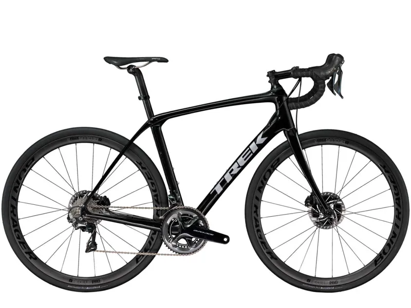 Trek Domane SLR 8 Disc Black / Quicksilver 2018 Road Bike